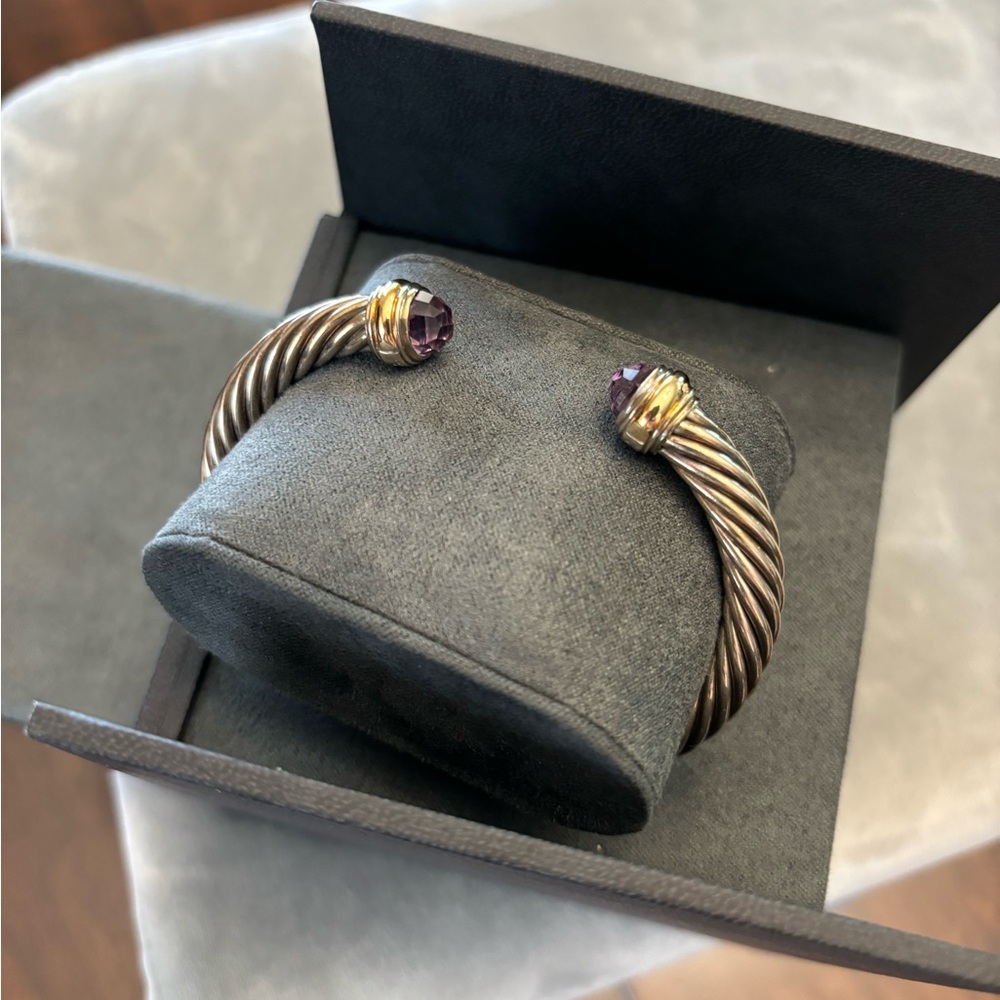 DAVID YURMAN 💜 AUTHENTIC Classic Cable Bracelet 7mm - Picture 2 of 15